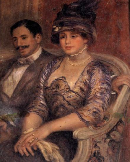 Pierre Renoir M and Mme Bernheim de Villers Spain oil painting art